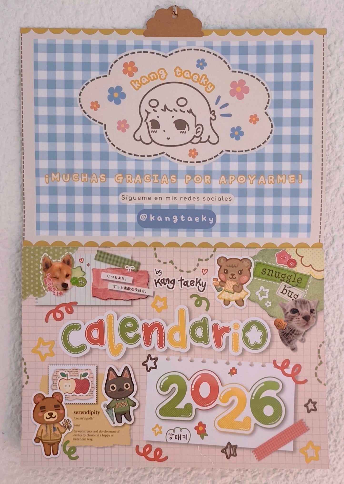 Calendario de pared - Animal Crossing by Kang Taeky // 강태키